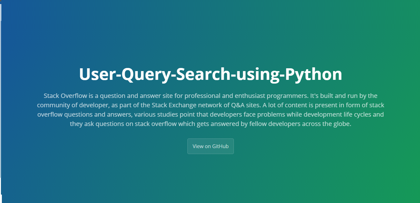 User-Query-Search-using-Python_project